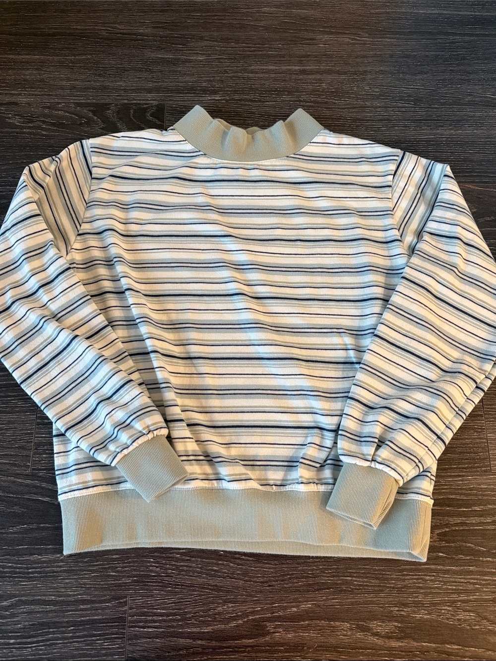 Parke Summerland Stripe Mockneck